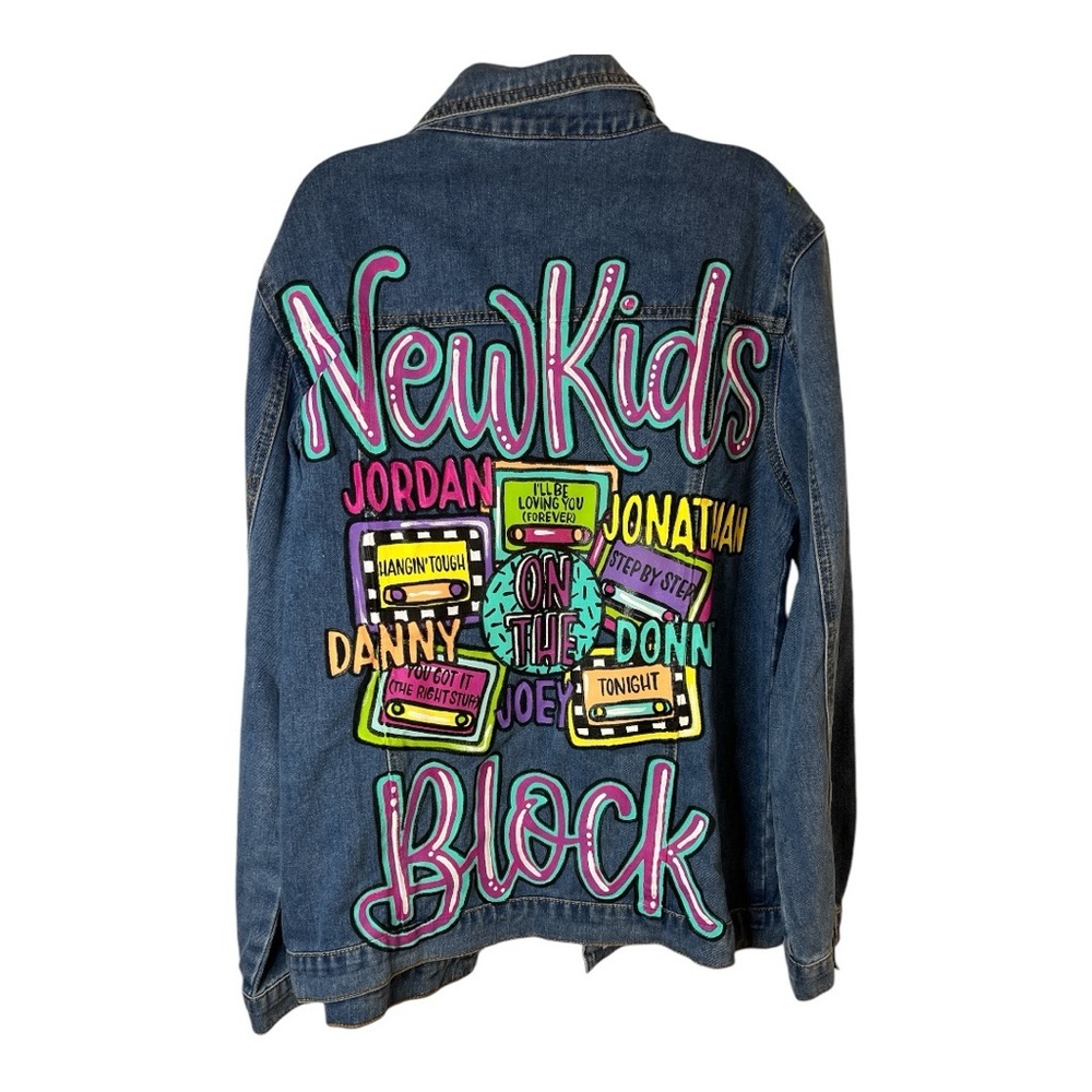 Twisted Tinker Custom Jacket SZ med New Kids on the Block